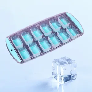 12 Grid Silicon Ice cubes Making Tray Food Grade Square Ice Cube Tray | Easy Release Bottom Silicon Tray