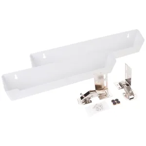 14-13/16" Slim Depth Plastic Tip-Out Tray Kit for Sink Front