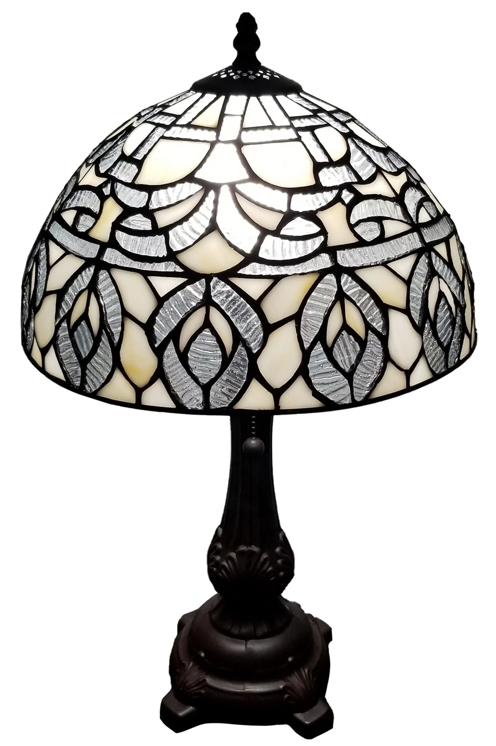 Amora Lighting AM276TL12B Tiffany Style Peacock Design Table Lamp 19" Tall