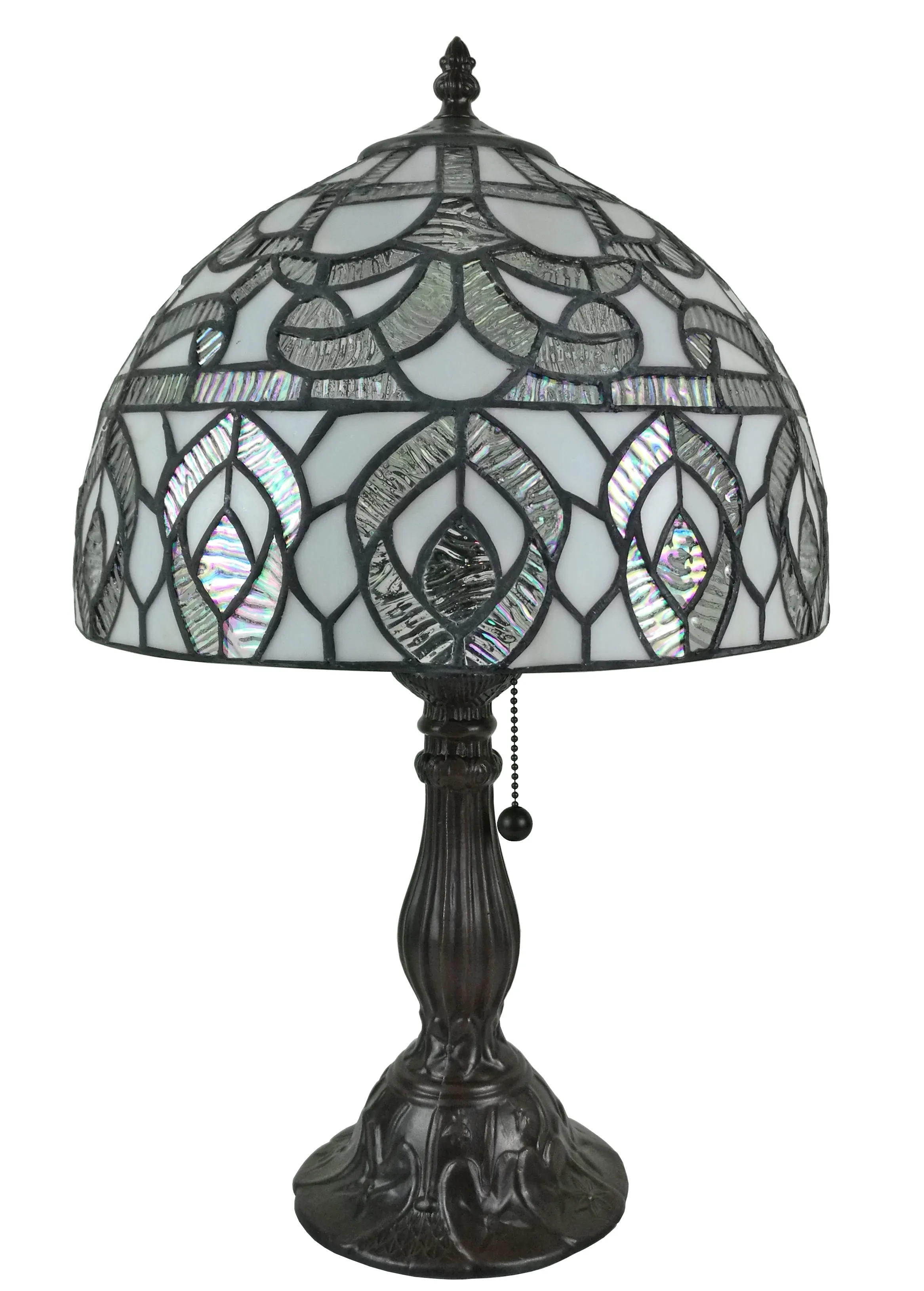 Amora Lighting AM276TL12B Tiffany Style Peacock Design Table Lamp 19" Tall