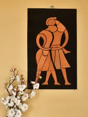 Artisan Terracotta Tribal Family Wall Art: Home Decor