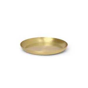 Basho Round Brass Tray