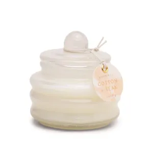 Beam 3oz candle Ivory Glass Cotton & Teak