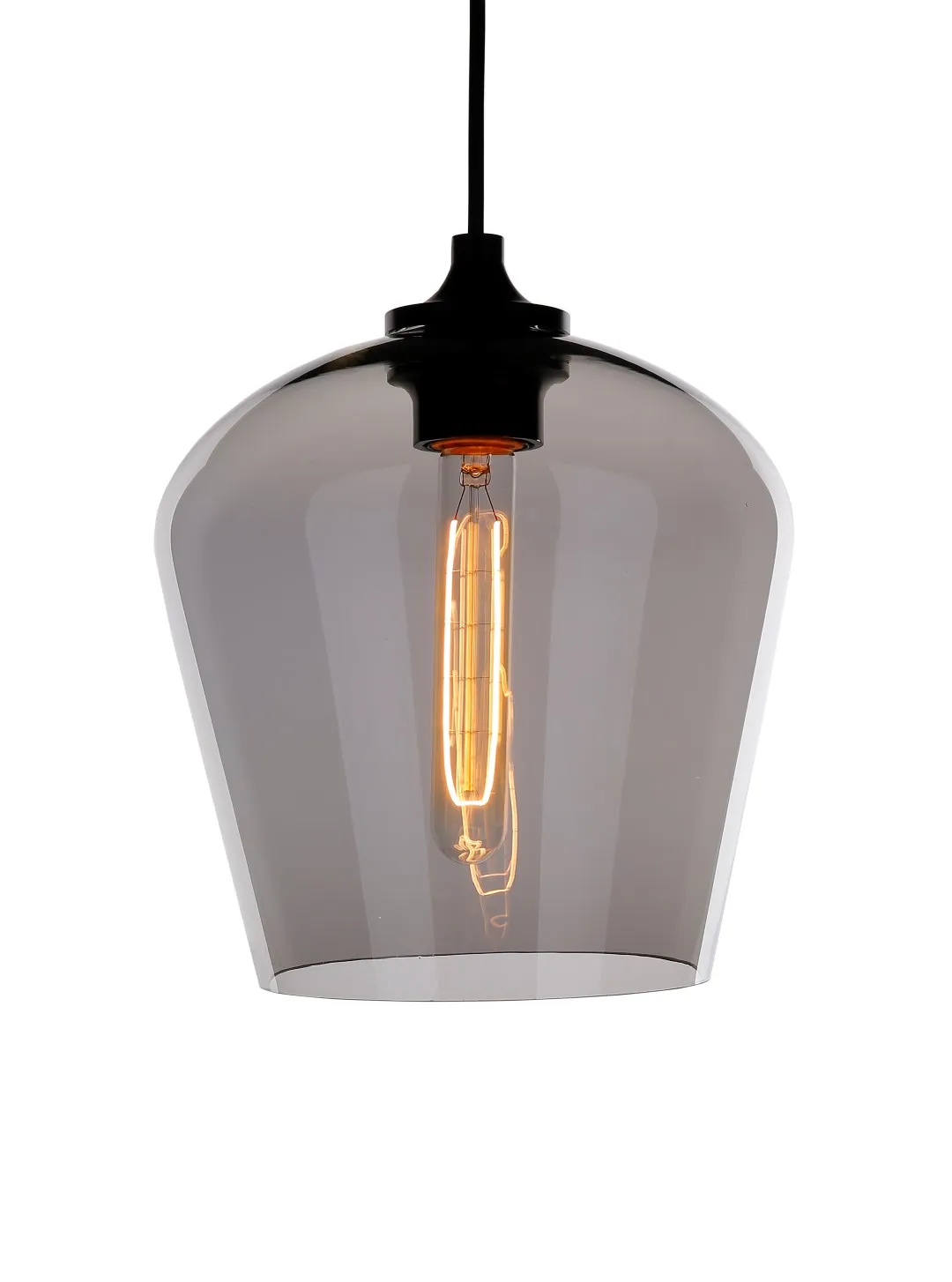 Bell Mouth-blown Glass Pendant Light