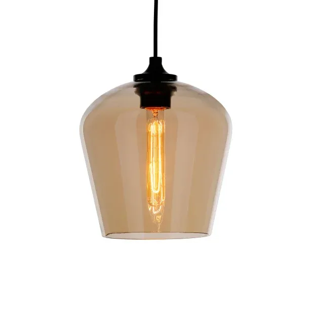 Bell Mouth-blown Glass Pendant Light