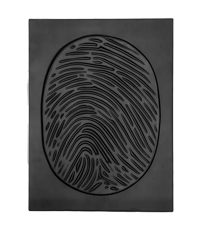 Black Fingerprint Wall Art