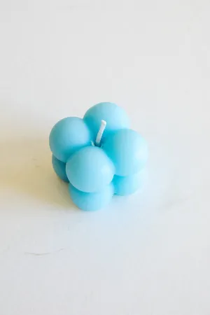 Blue Mini Bubble Candle