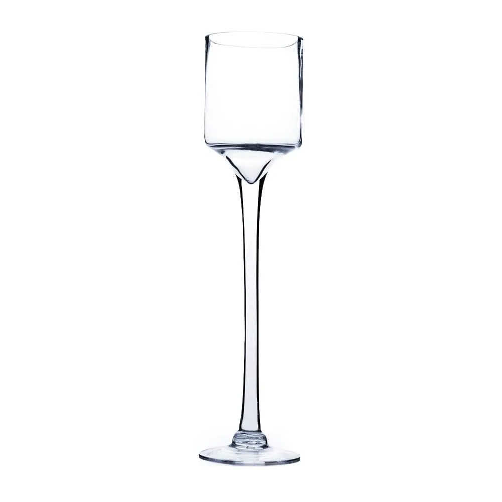 Clear Wine Glass Vase 5" x 20"