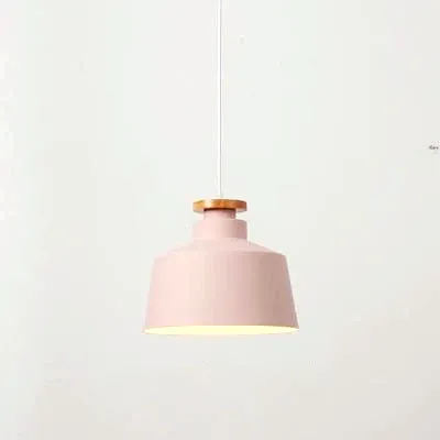 Colorful Metal & Wood Pendant Lights