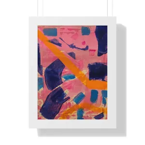 Copy of Framed Poster- Vertical abstract art poster