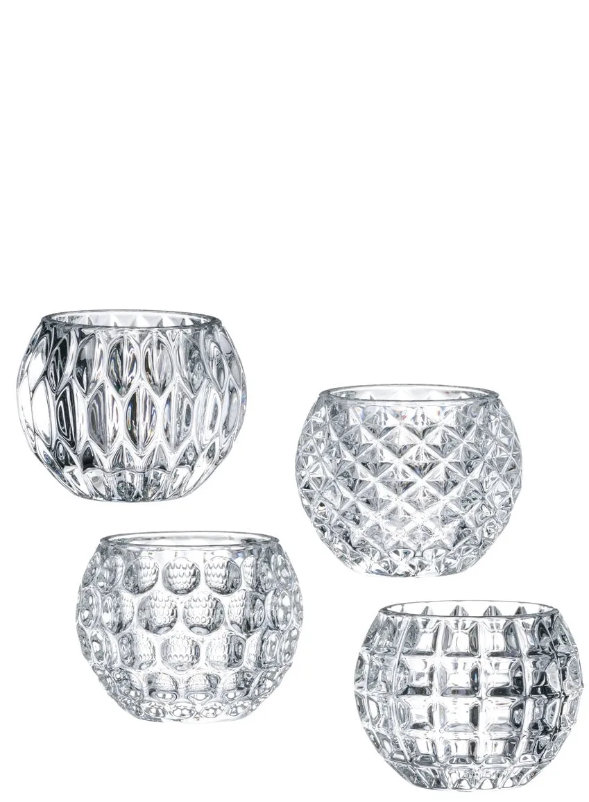 Crystal Glass Candle Holders