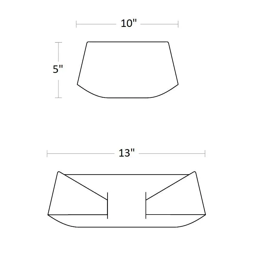 Double Tuck Felt Basket