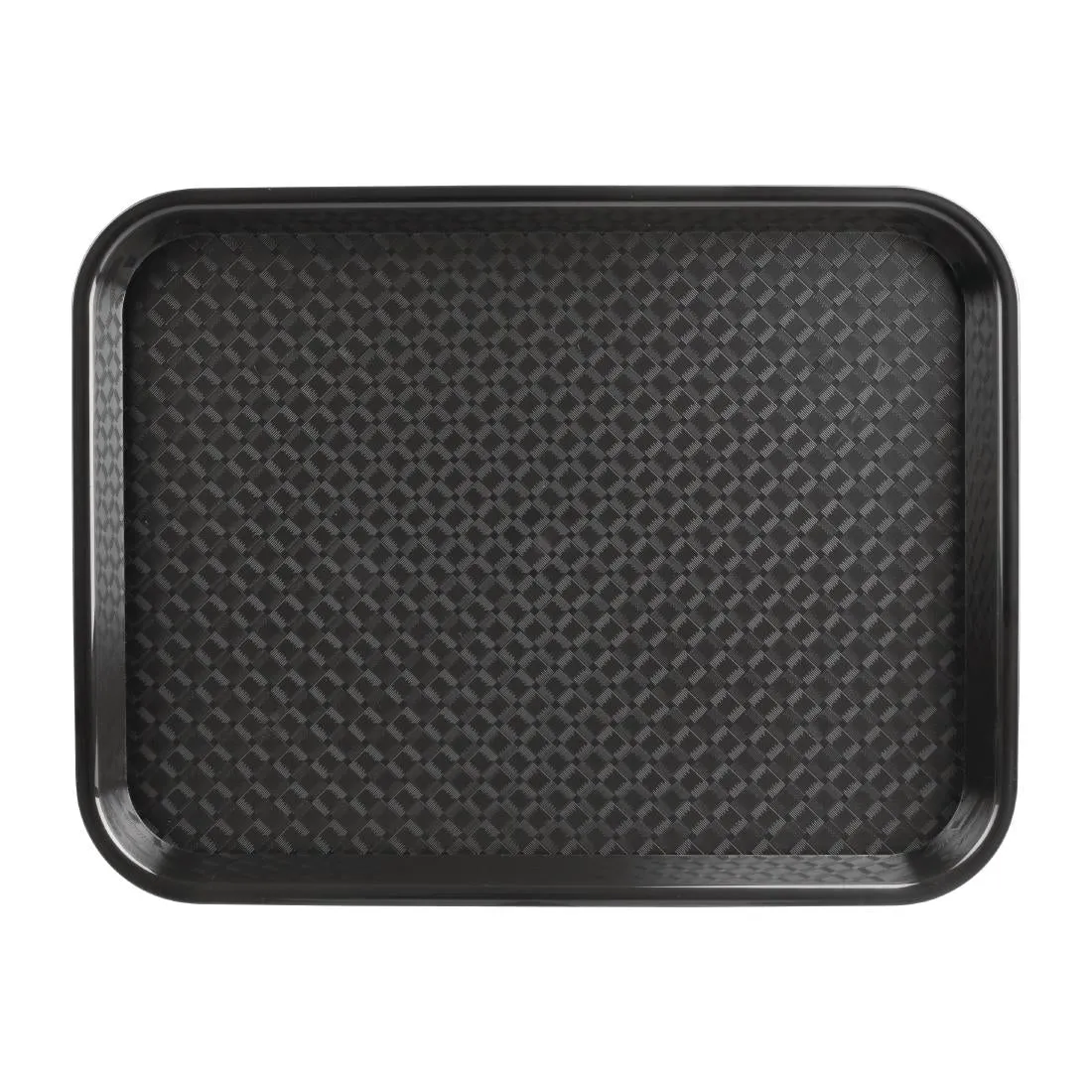 DP216 Kristallon Polypropylene Fast Food Tray Black Small 345mm