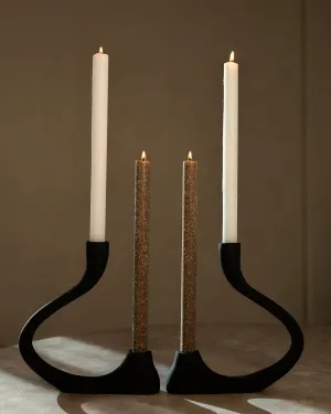 Ebony Muted Candelabra