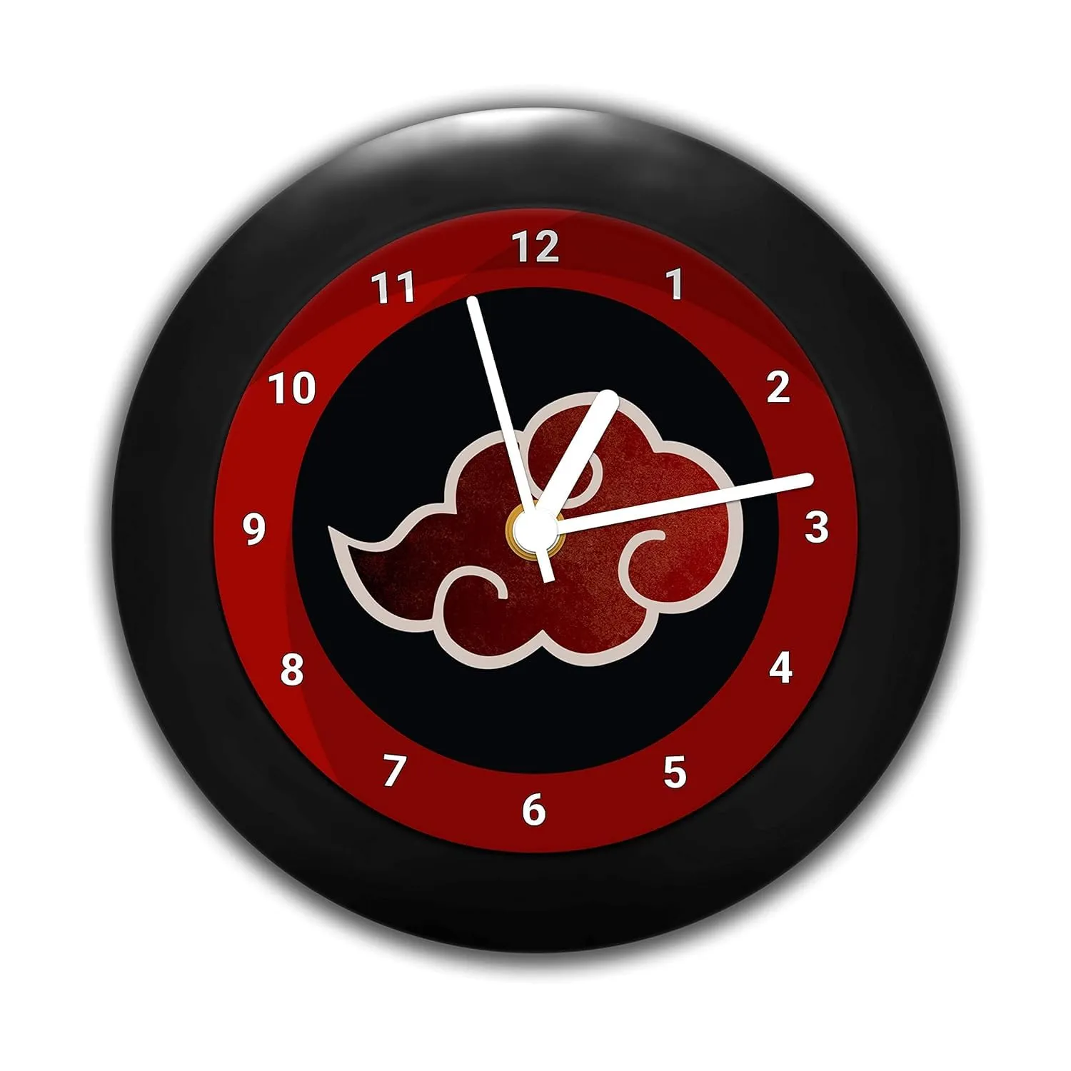 Epic Stuff - Anime Akatsuki Materialistic Design Plastic Table Clocks (Multicolour)