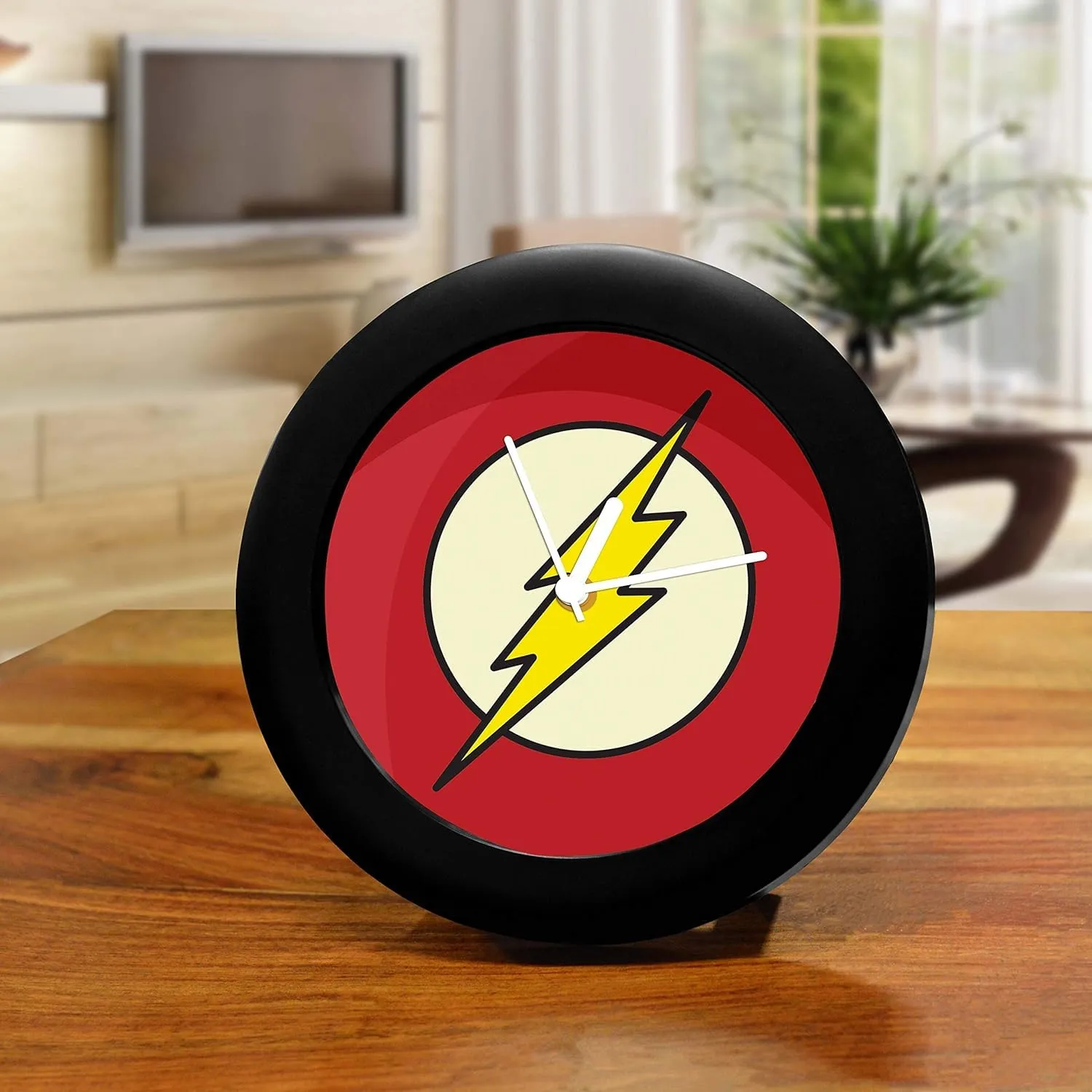 Epic Stuff - DC Comics Flash Table Clock Gift Set Birthday Gift Official Licensed by Warner Bros, Best Valentine's Day Gift USA