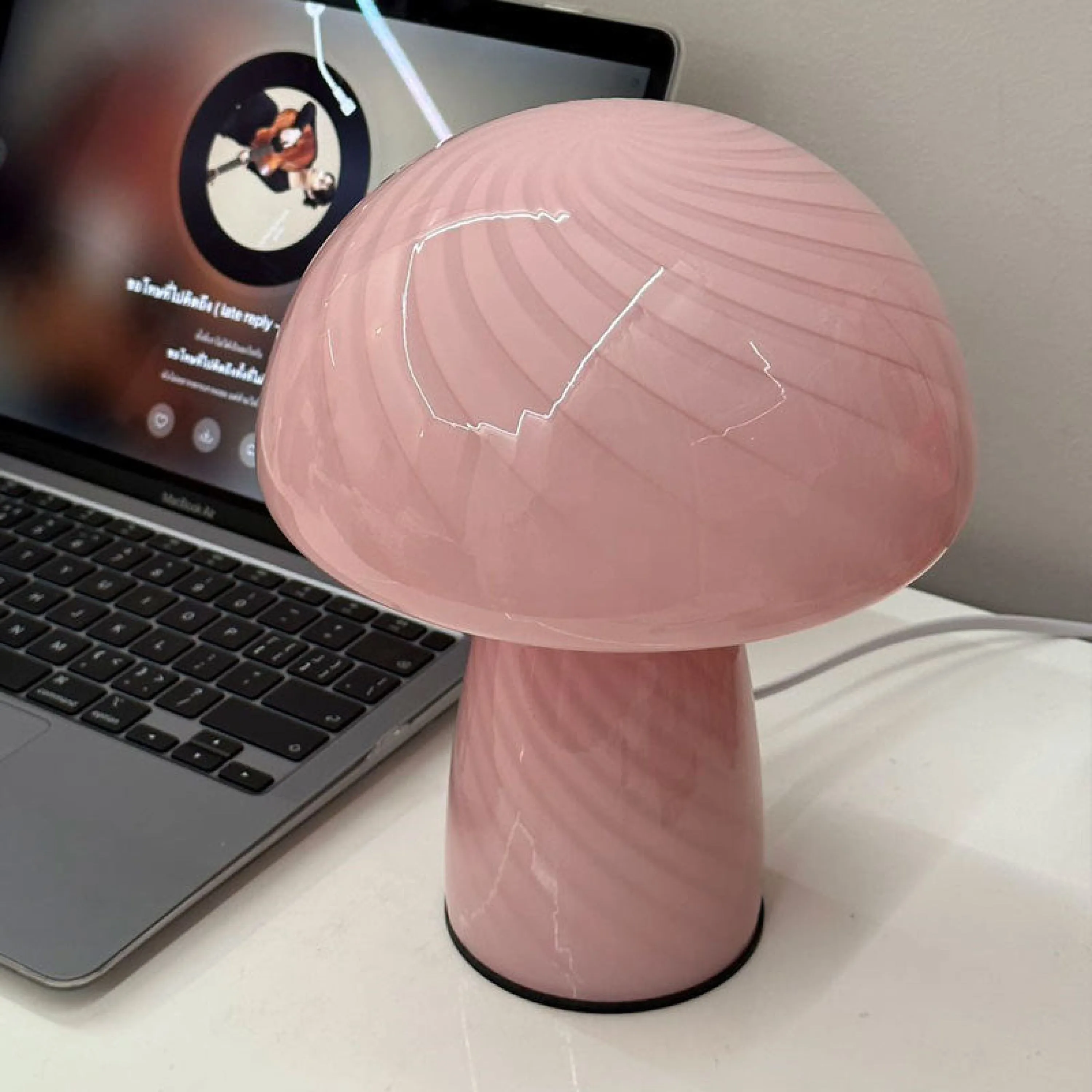 Glossy Mushroom Desk Lamp (3 Colors)
