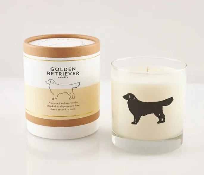 Golden Retriever Candle