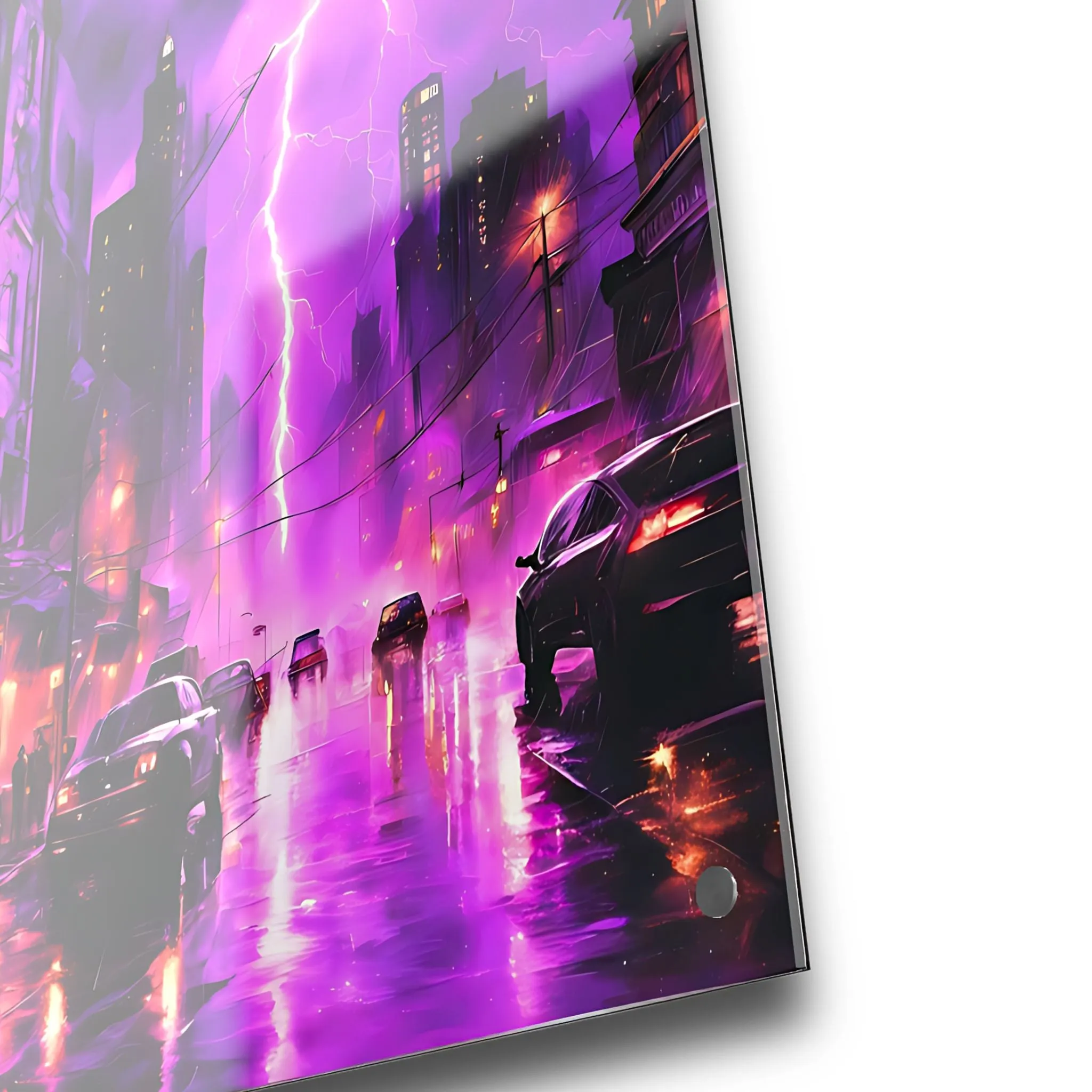 Gotham City (Dark-Fantasy) Acrylic Wall Art