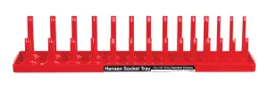 Hansen Global 18 in. L X 1/2 in. drive SAE Socket Tray 1 pc