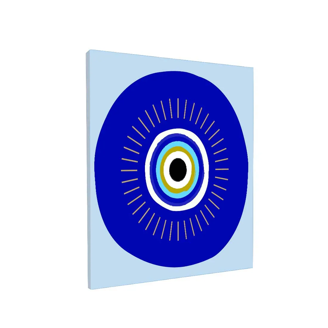 Home Wall Art Décor Hanging Panels for Bedroom Office Decoration - Evil Eye Protector