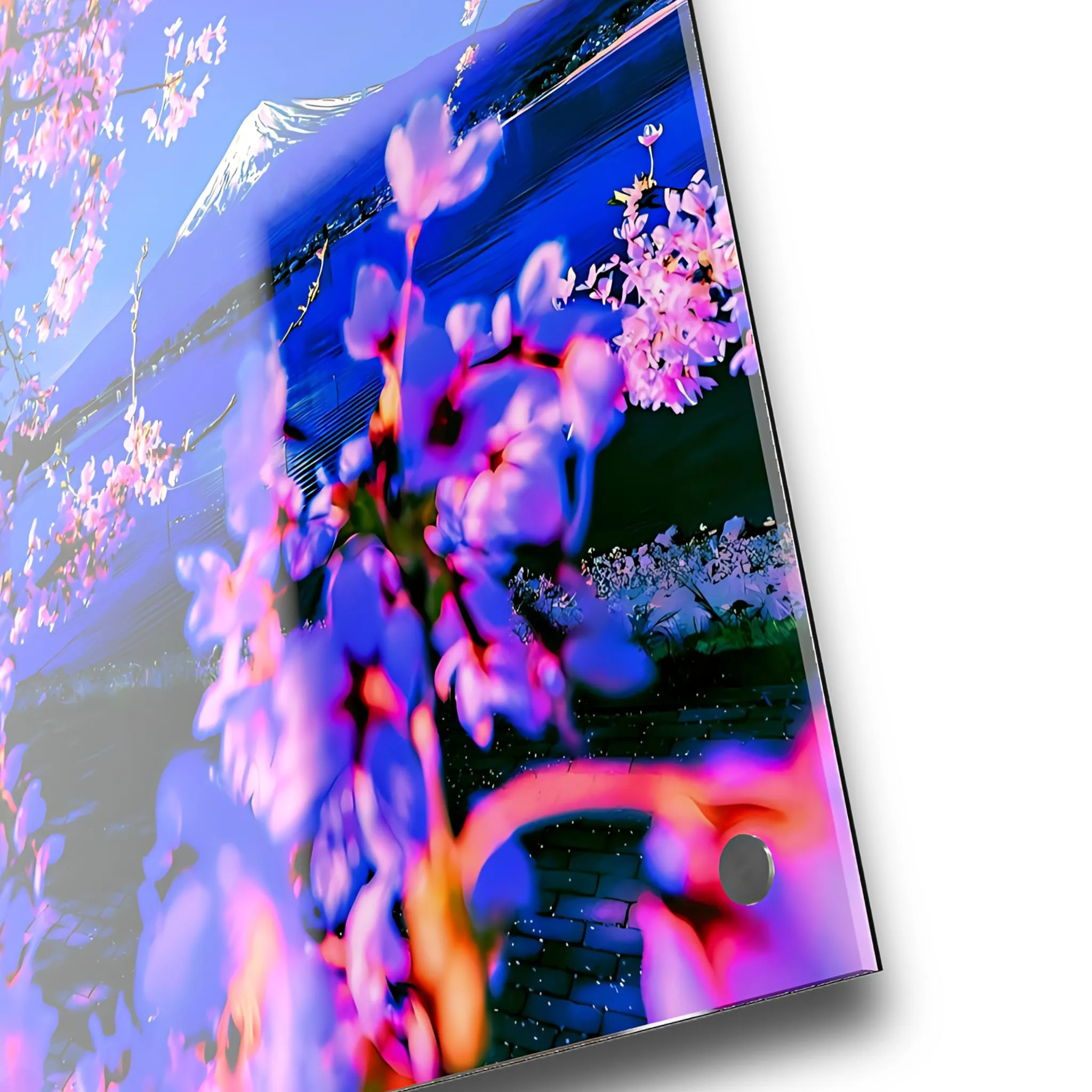 Japanese (Cherry-Blossoms) Acrylic Wall Art