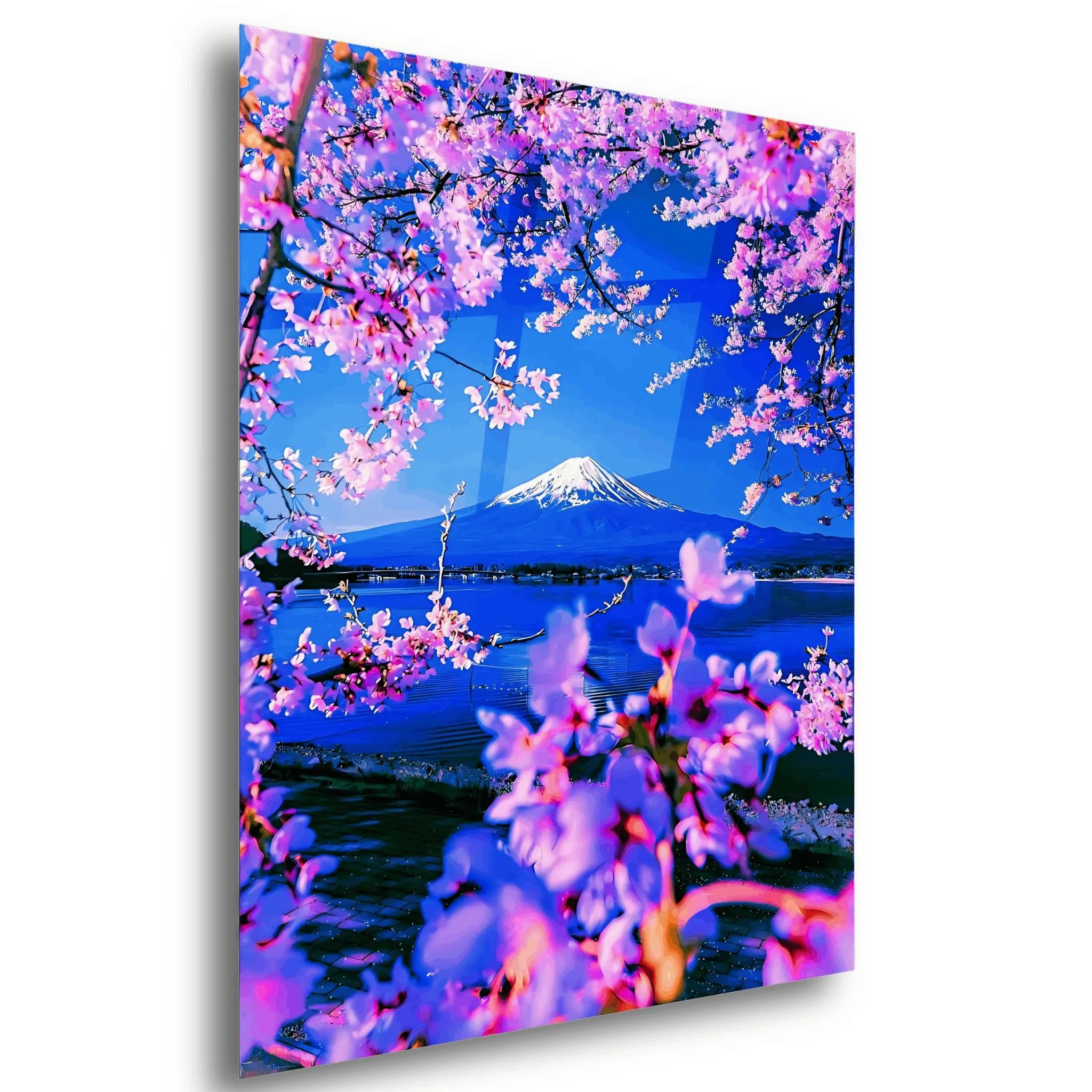 Japanese (Cherry-Blossoms) Acrylic Wall Art