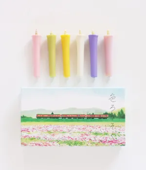 Japanese Colour Candles {Spring}