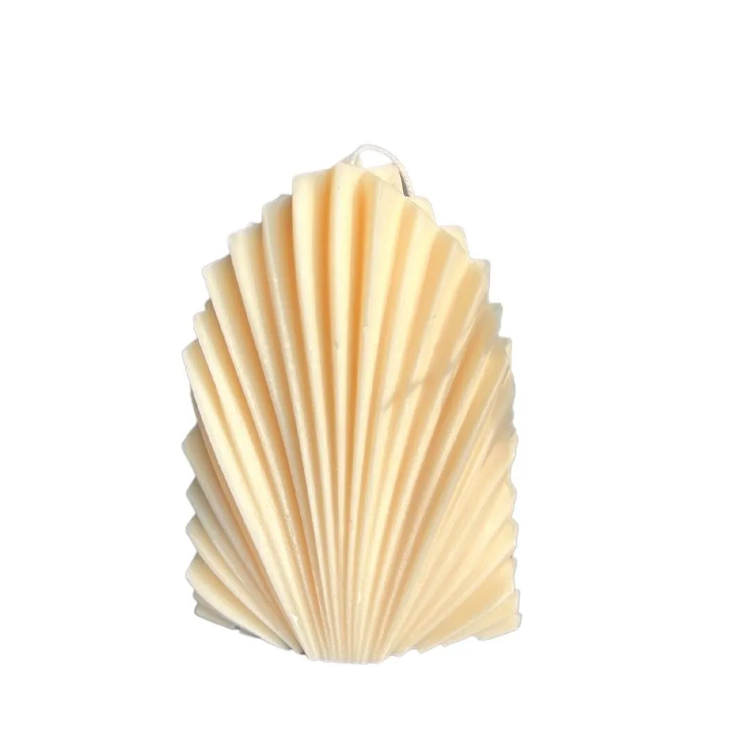 Lagom Eco-Friendly Scented Palm Leaf Candle| Soy Wax- Natural & Organic Aesthetic, Elegant, Designer, Trendy 3D Candle |Minimalism Decorative Candle| Home Décor| Height 15cm Pack of 2