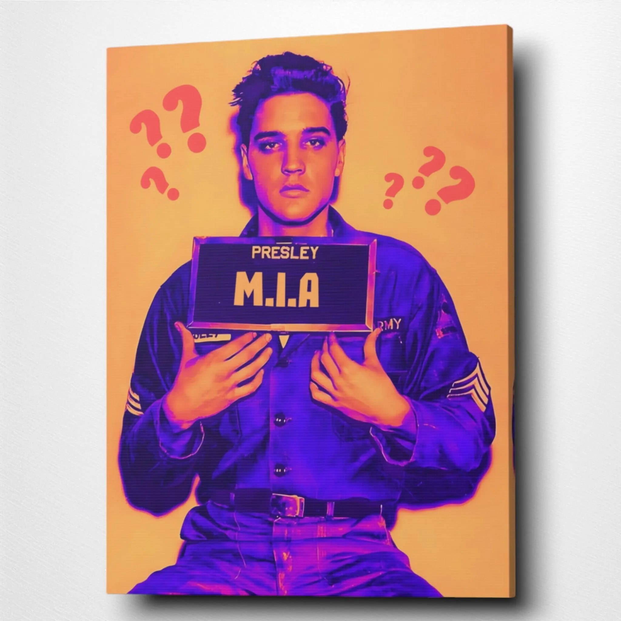 M.I.A (Rock n Roll) Presley" Canvas