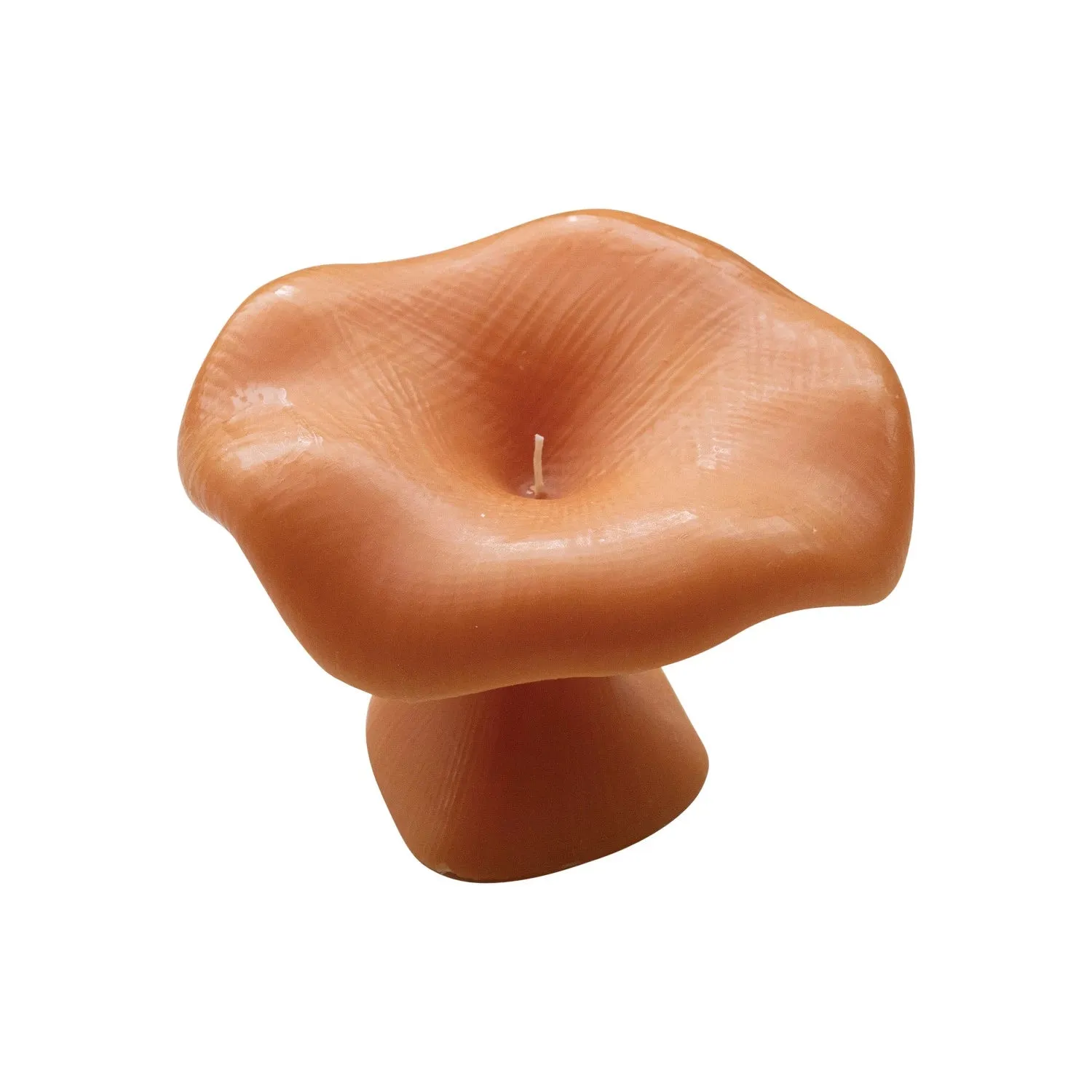 Mushroom Shaped Candle: Spice Orange