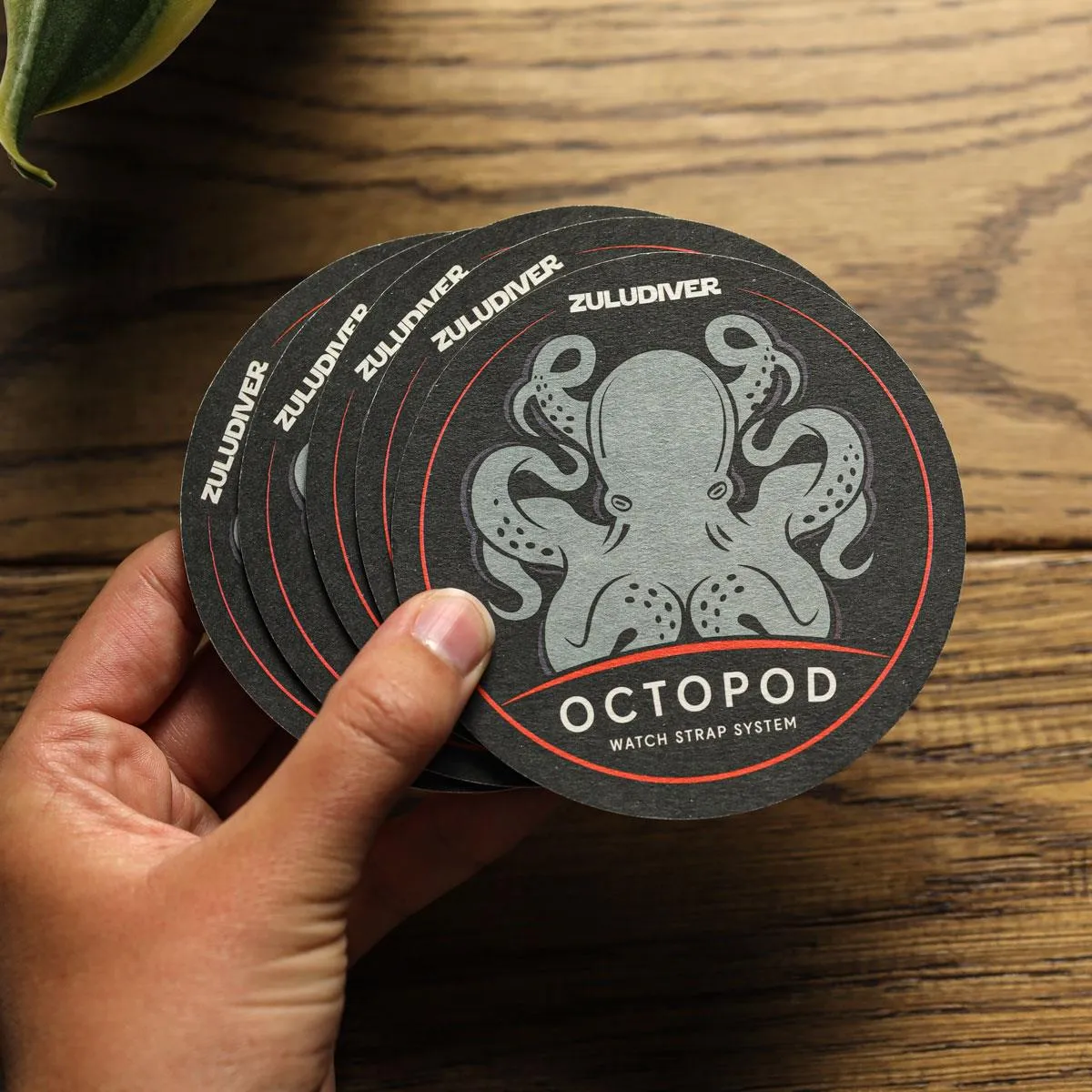 OctoPod Super Absorbent Beer Mats (Pack of 5)