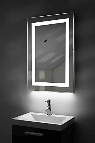 ORIGIN MIRRORS Led Bathroom Mirror with Tripple Light Wall Mounted (18 x 24) INCH