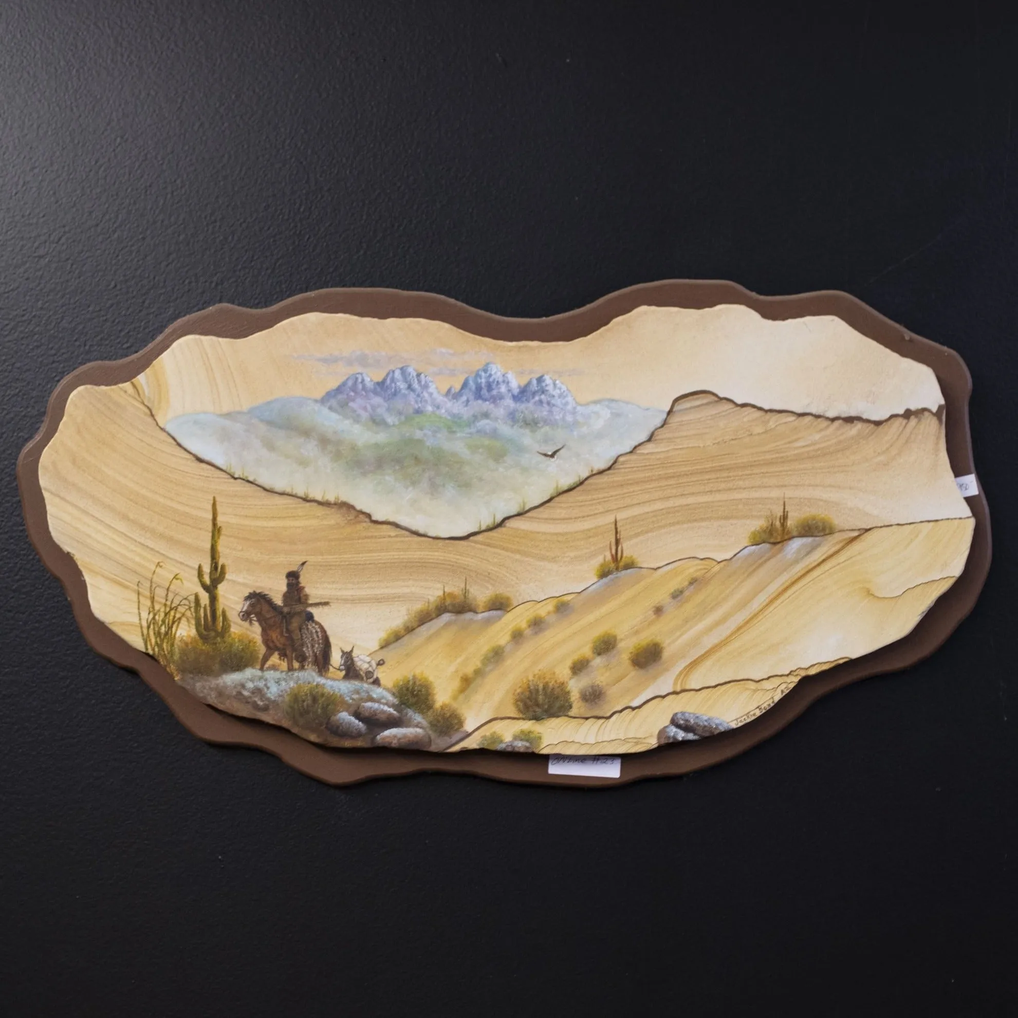 Original Artwork Southwest Landscape On Sandstone