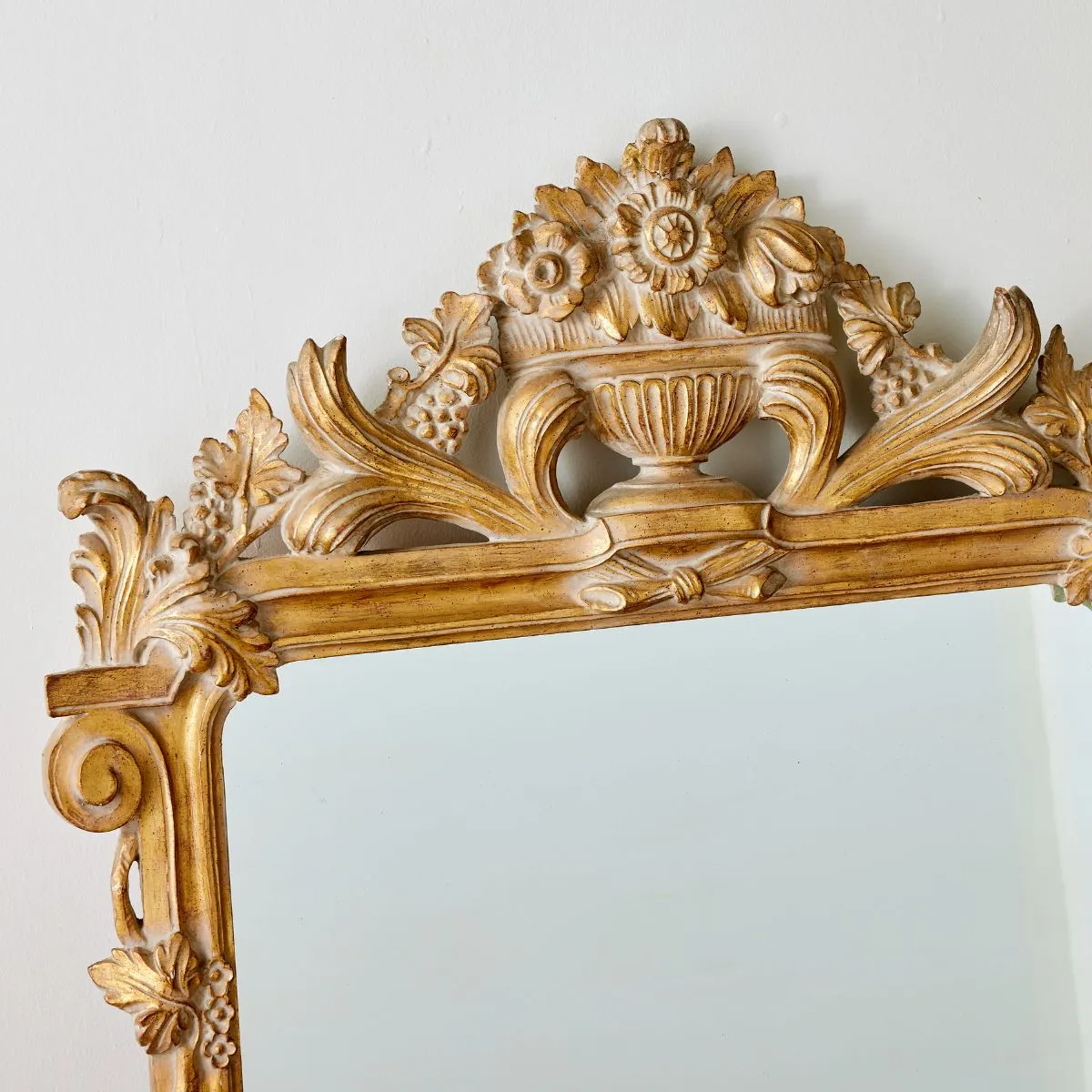 Ornate Carved Wood Mirror