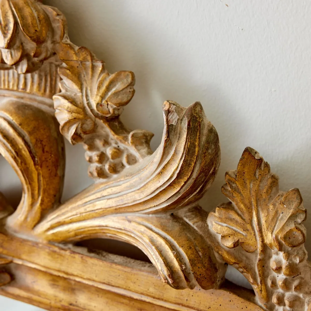 Ornate Carved Wood Mirror