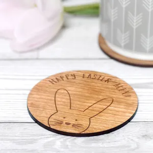 Personalised Easter Bunny Coaster