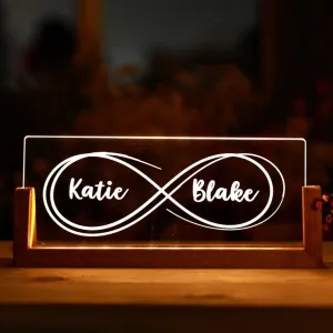 Personalized Couple's Names Led Lamp