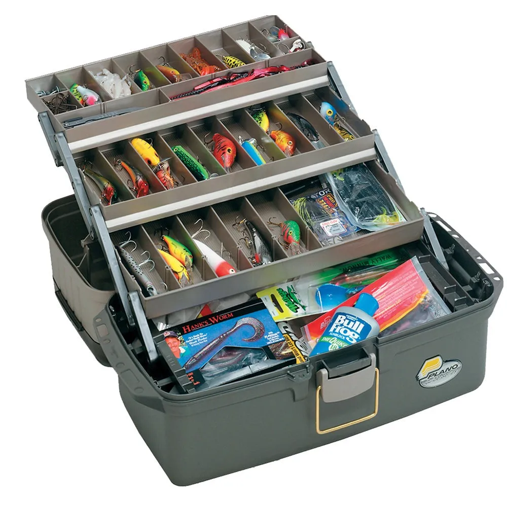 Plano Guide Series Tray Tackle Box - Graphite/Sandstone [613403]