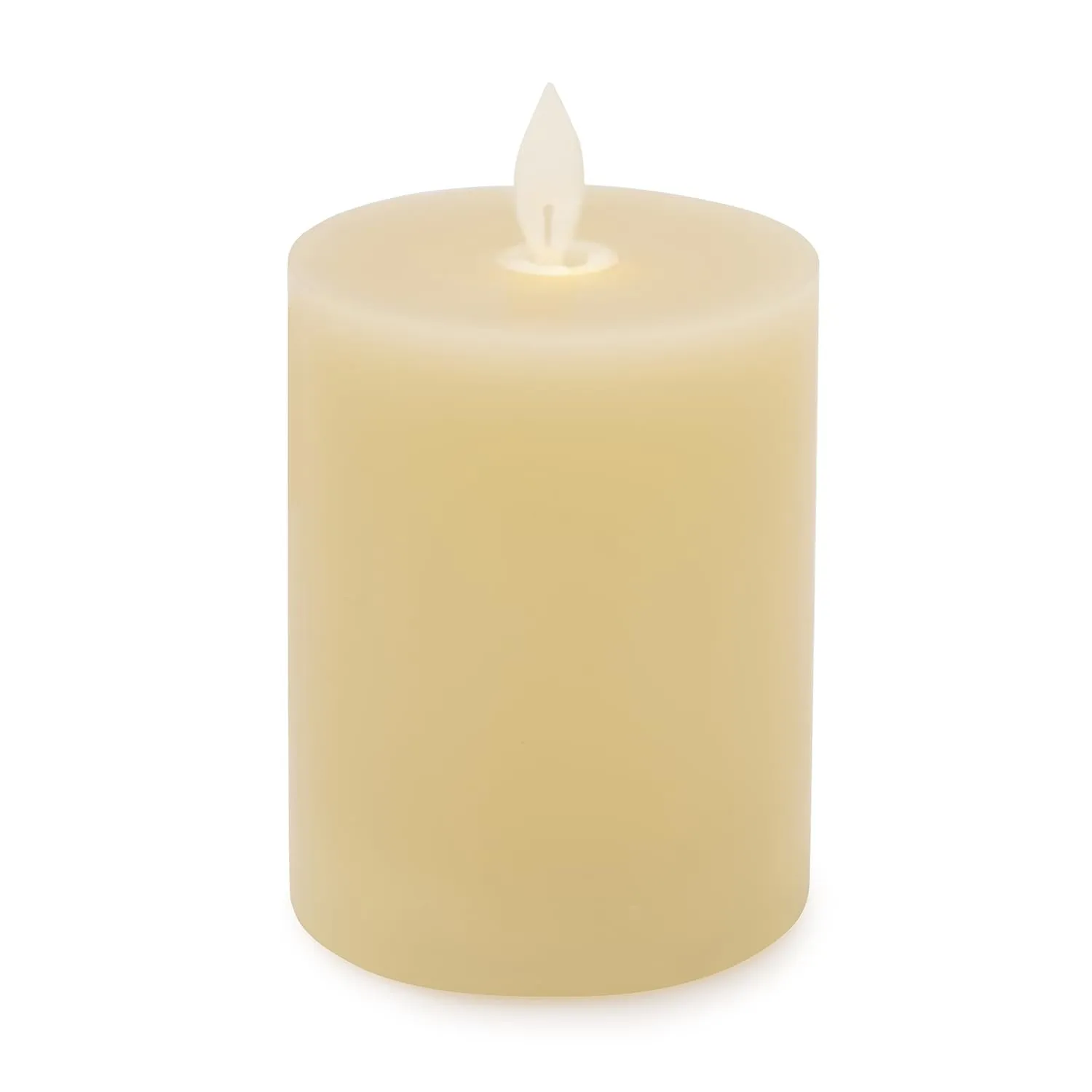 Pure Home   Living Beige LED Flickering Flame Smooth Candle