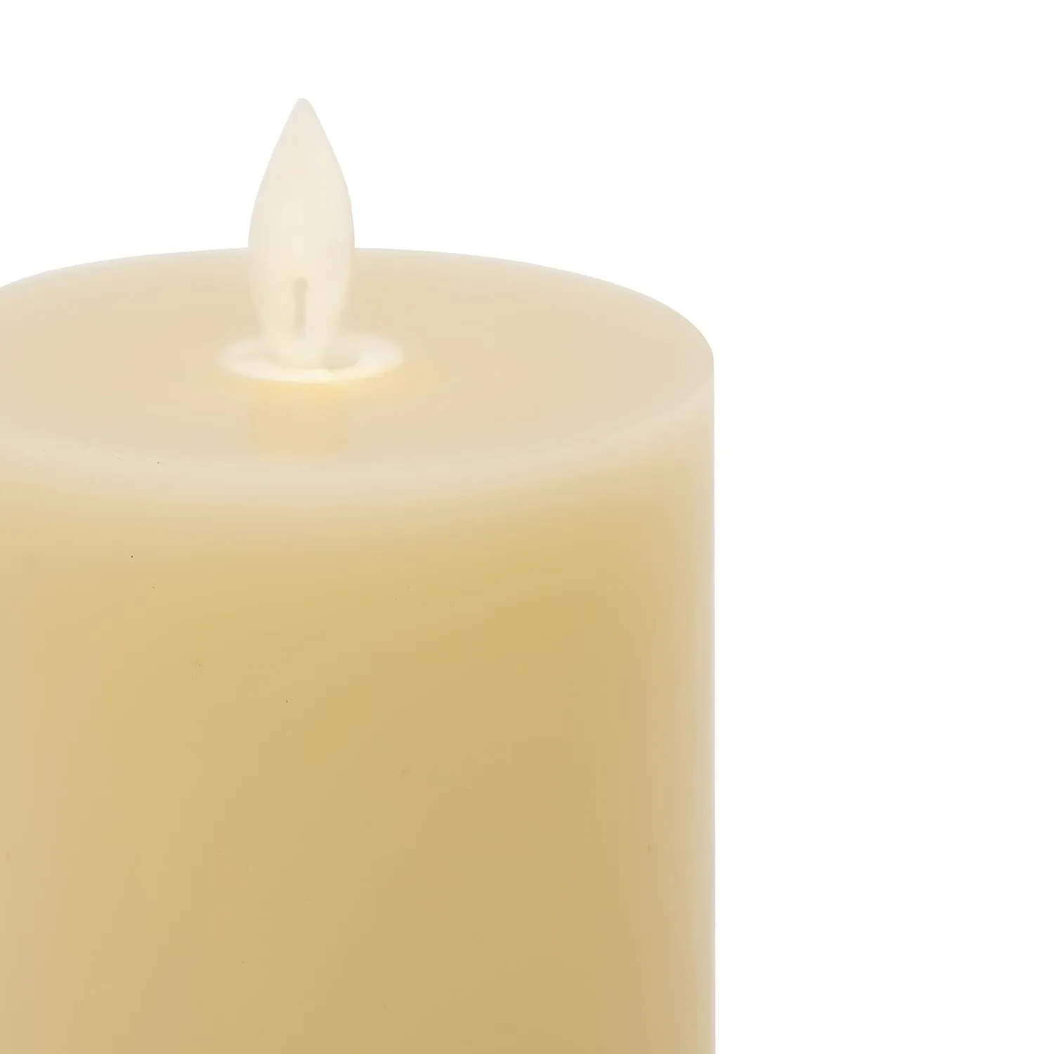 Pure Home   Living Beige LED Flickering Flame Smooth Candle