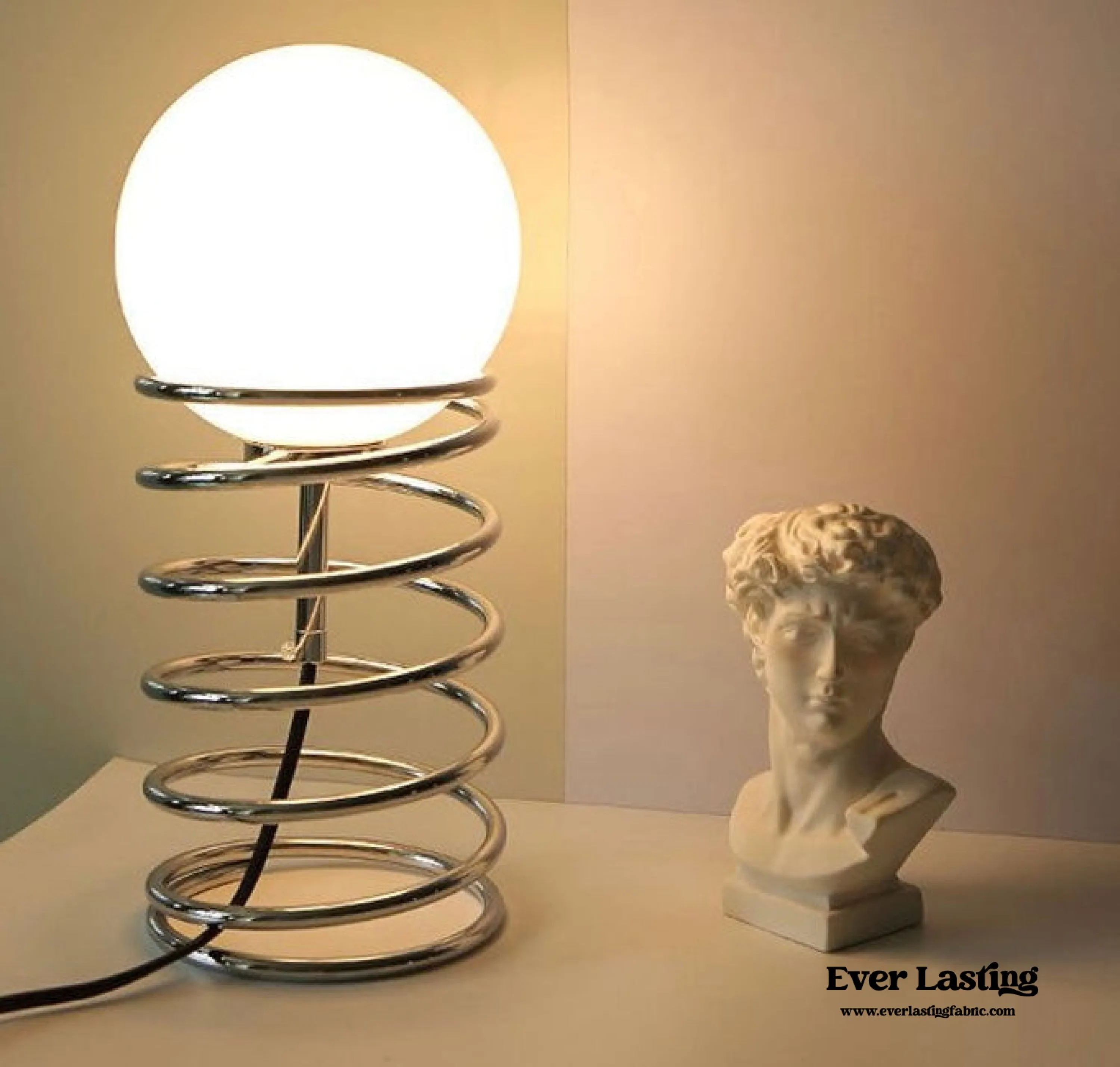 Retro Circular Spring Lamp