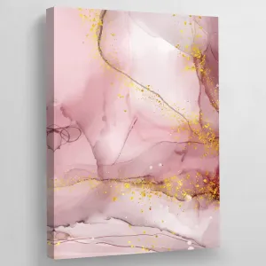 Rose Gold Marble Wall Art