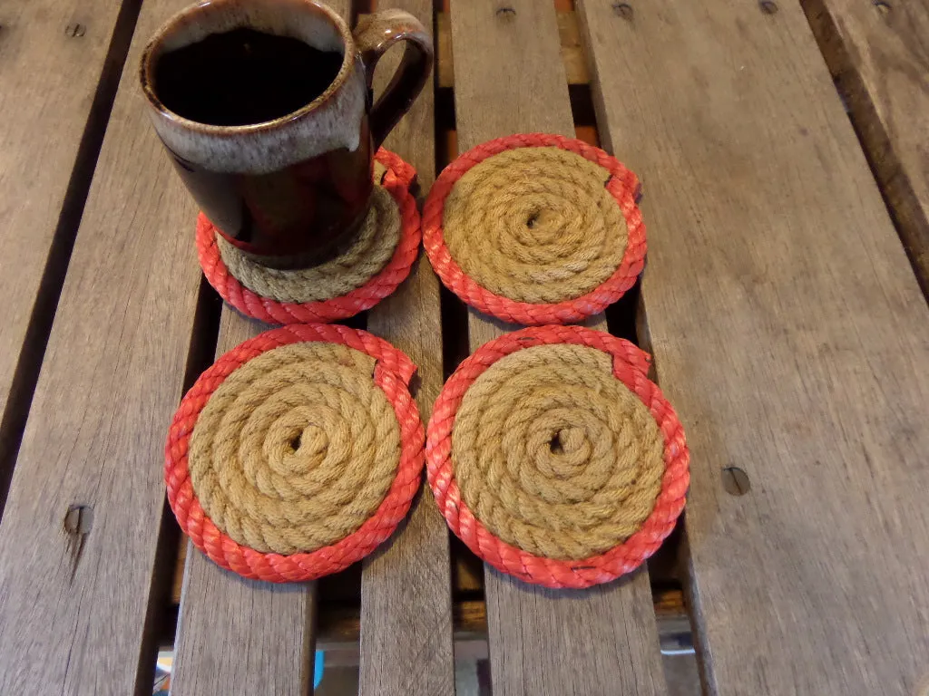 Set of 6 Coasters / Two Colors