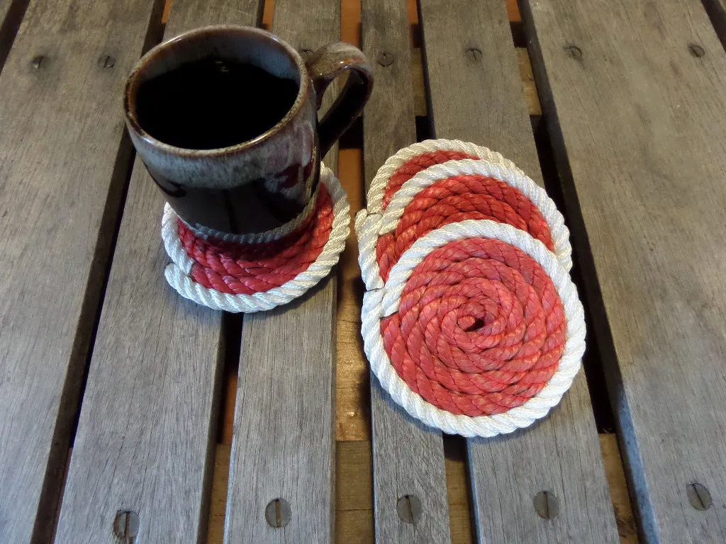 Set of 6 Coasters / Two Colors