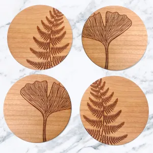 Set Of Four Botanical Coasters