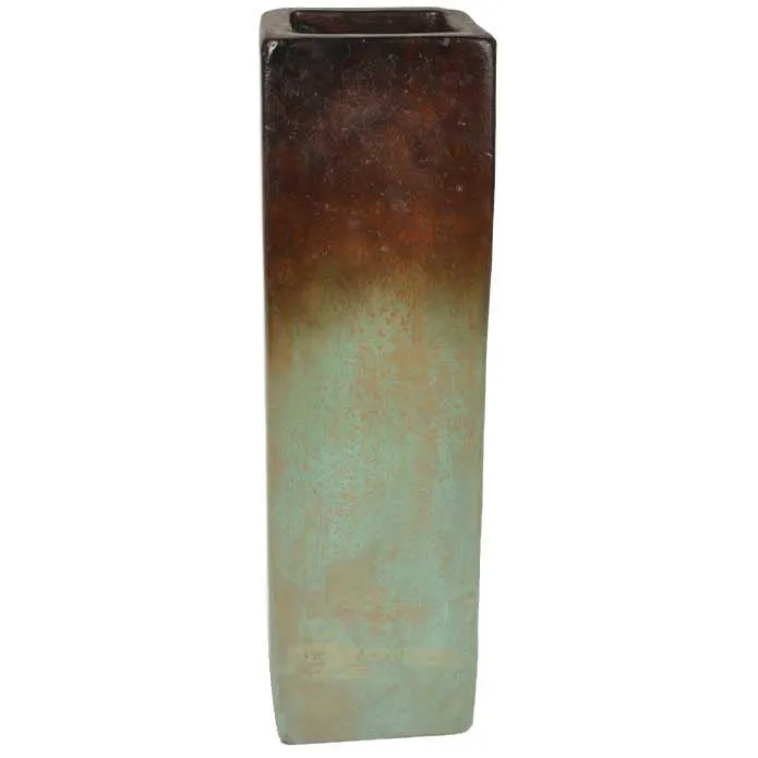 Square Ceramic Floor Vase Small | Eden