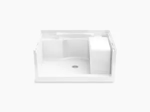 Sterling Accord Series 72281100-0 Shower Receptor, 48-1/4 in L, 37-1/4 in W, 21-1/2 in H, Vikrell, White :EA: QUANTITY: 1