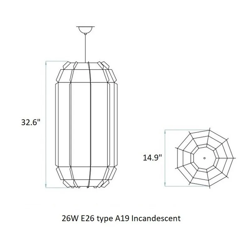 Stitches Tombuctu Pendant Light