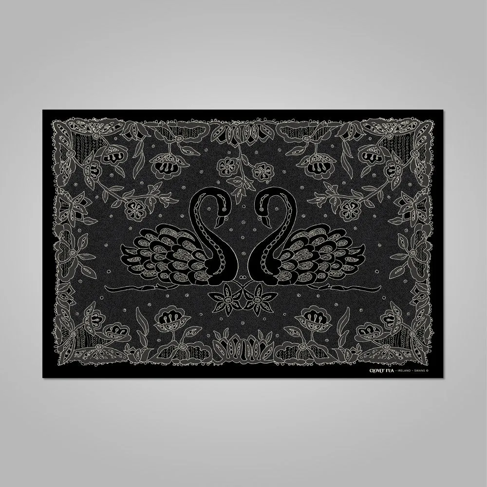 Swans Lacework Print